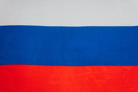 close up view of russian flag backgroundの写真素材