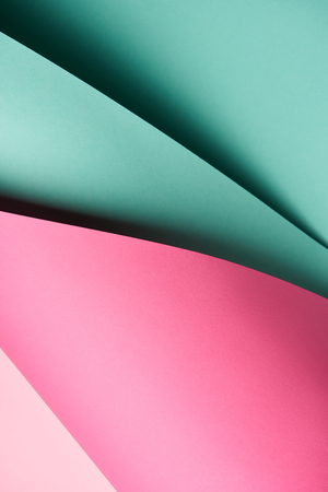close-up view of abstract creative bright colored paper backgroundの写真素材