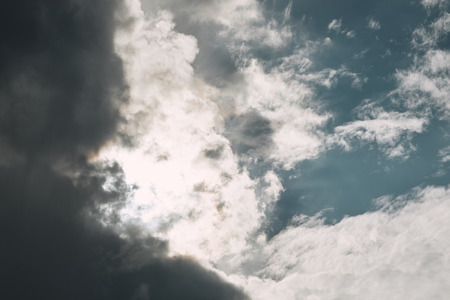 full frame image of cloudy sky backgroundの写真素材