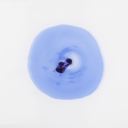 abstract creative texture with blue stain