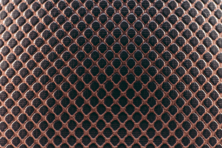 close up of brown leather basketball ball texture