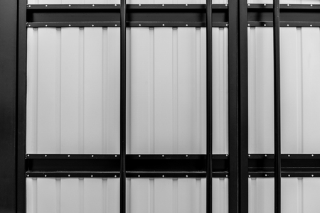 Metal wall panel industrial backgroundの写真素材