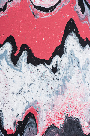 Abstract texture with grey, white and pink oil paintingの写真素材