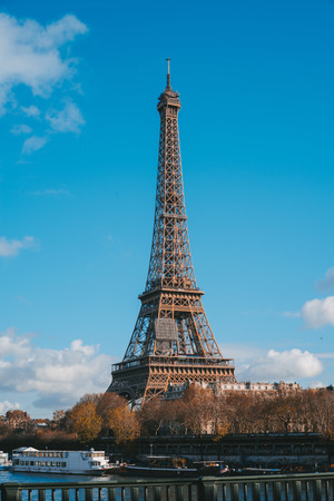 View on Eiffel Tower in Paris, France