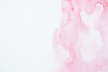 Abstract light pink watercolor background with copy spaceの写真素材