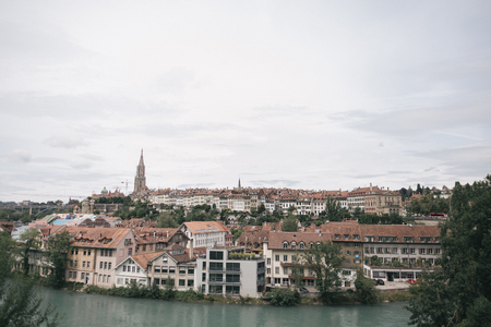 Bern old town cityscape, Switzerlandの写真素材