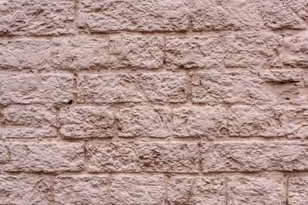 full frame image of old brick wall backgroundの写真素材