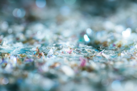 abstract shiny background with silver glitterの写真素材