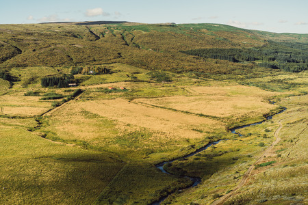 beautiful majestic scenic landscape in Icelandの写真素材