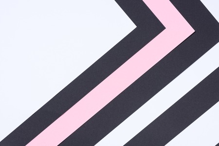 simple modern white, pink and black abstract background with copy spaceの写真素材