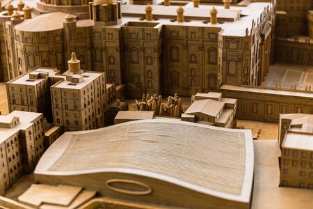 ROME, ITALY - JUNE 28, 2019: maquette of ancient Rome in Vatican Museumのeditorial素材