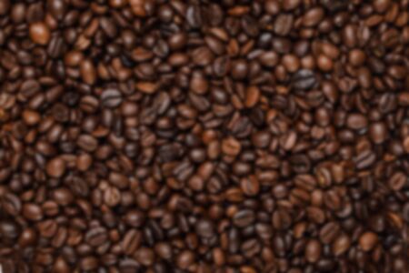 top view of delicious fresh textured coffee grains