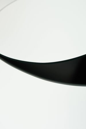 High angle view of abstract background with curve lines in grey and black colorsの写真素材