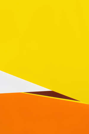 bright multicolored geometric background with yellow copy spaceの写真素材