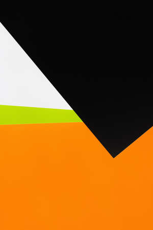 abstract black, white, yellow and orange background with copy spaceの写真素材