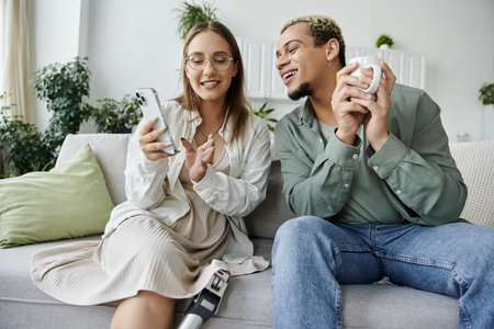 Friends share laughter while enjoying a cozy afternoon together.