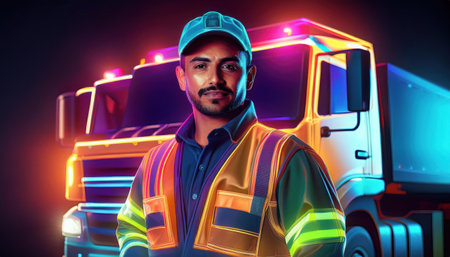 Individuals engage in waste sorting activities to promote environmental protection on Earth Day.の素材