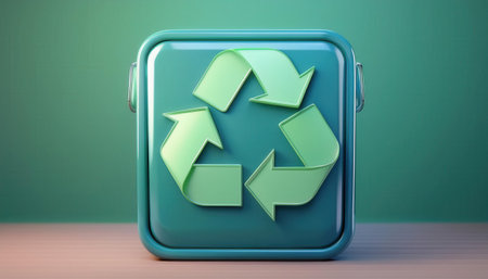 Participating in recycling and conservation activities for a healthier planet.の素材