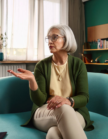 A person reflects and relaxes, embodying self love and care.の素材