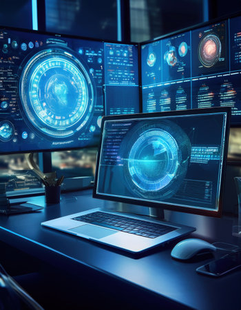 Screens showcase detailed crypto trend and blockchain metric visualizations.の素材