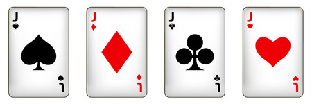 asino design elements with gambling poker play. The set of  isolated vector illustrationsのイラスト素材