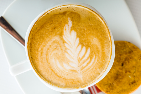 Special personalized coffee drawing.