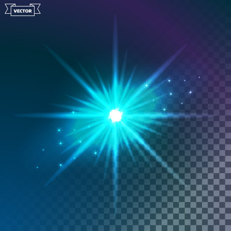 Transparent light effect. Vector illustration. Can be used for web design, wallpapers, futuristic designs and banners.のイラスト素材