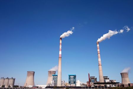Coal burning power plant