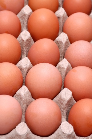 A carton of eggsの写真素材