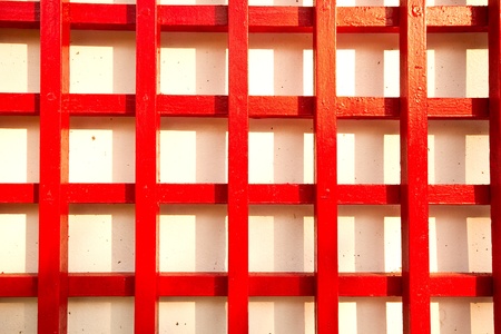 red square wallの写真素材