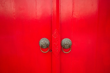 Red door Saladham Chiangmaiuniversity Thailandの写真素材