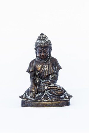 closeup and isolate buddhaの写真素材