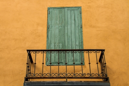 Green windowの写真素材