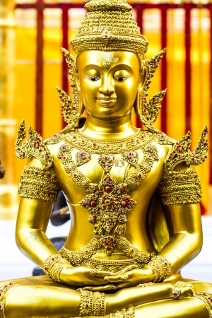 Buddha wat prataht doi suthep chaingmai Thailandの写真素材