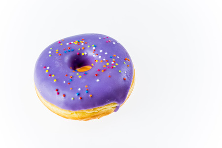 donut  isolated on white backgroundの写真素材