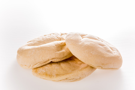 arab breads isolated on white background
