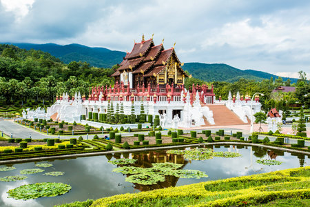 horkumluang  in  the royal flora  garden chiangmai Thailandのeditorial素材