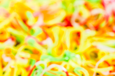 blur abstract background of plastic bandの写真素材