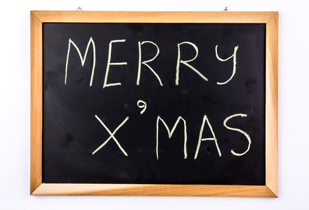 merry christmas boardの写真素材