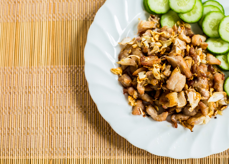 fried porkの写真素材