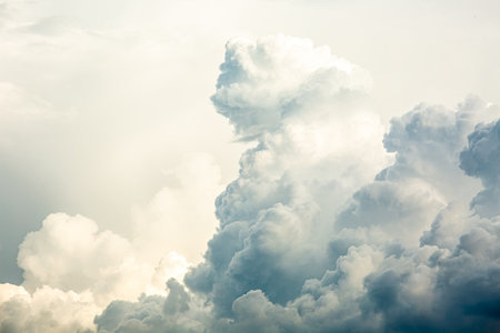 The vast blue sky and clouds sky background.