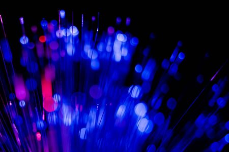 Abstract bokeh blurred color magic light can use background and wallpaper