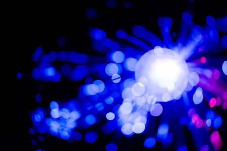 Abstract bokeh blurred color magic light can use background and wallpaper