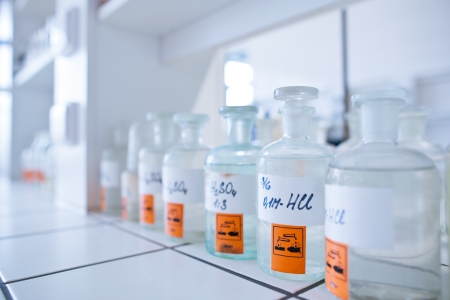 chemistry lab (shallow DOF)
