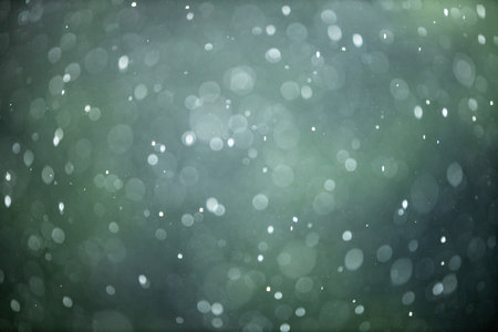 Rain falling from the sky, bringint the very needed humidity to the natureの写真素材