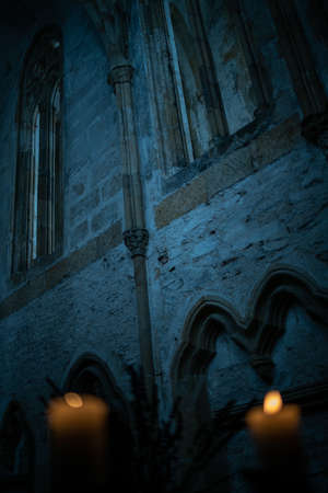 Splendid and mysterious medival castle - Tourist destination, historic tourism landmark conceptの写真素材