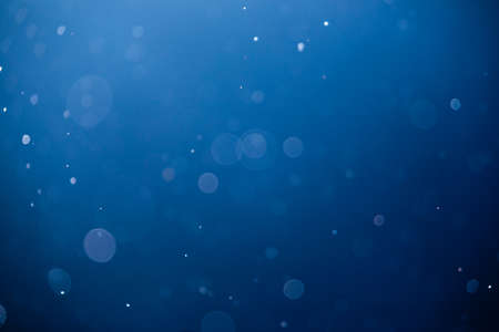 Beautiful water waves - Splashed water wave in clean blue water, clean filtered water ready for drinkingの写真素材