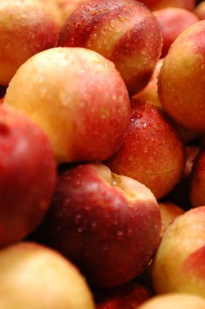 Sunrip sweet plums