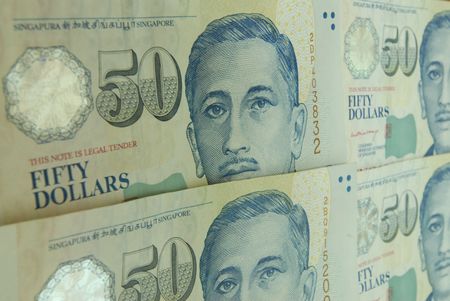 Singapore $50の写真素材