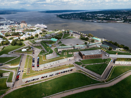 Citadel, fortification of the Quebec ramparts in Quebec city, Quebec, Canada